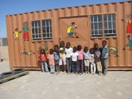 Container DRC Kindergarten Swakopmund Namibia. HHK e.V.