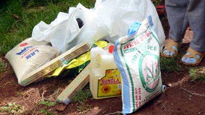 Lebensmittelpaket Tansania durch HHK e.V.